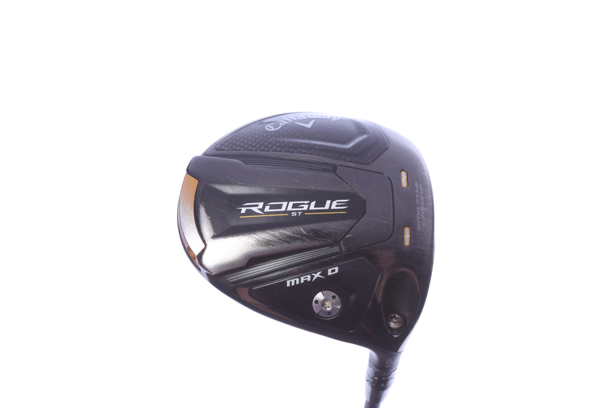 Used Callaway Rogue ST MAX Draw Driver - 10.5 Degrees - Seniors Flex Mitsubishi VANQUISH Blue - Right-Handed