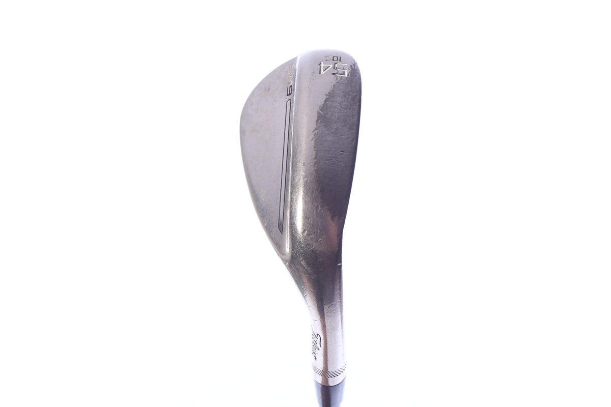 Used Titleist Vokey SM9 Brushed Steel Sand Wedge - Right-Handed - 54 Degrees - Regular Flex