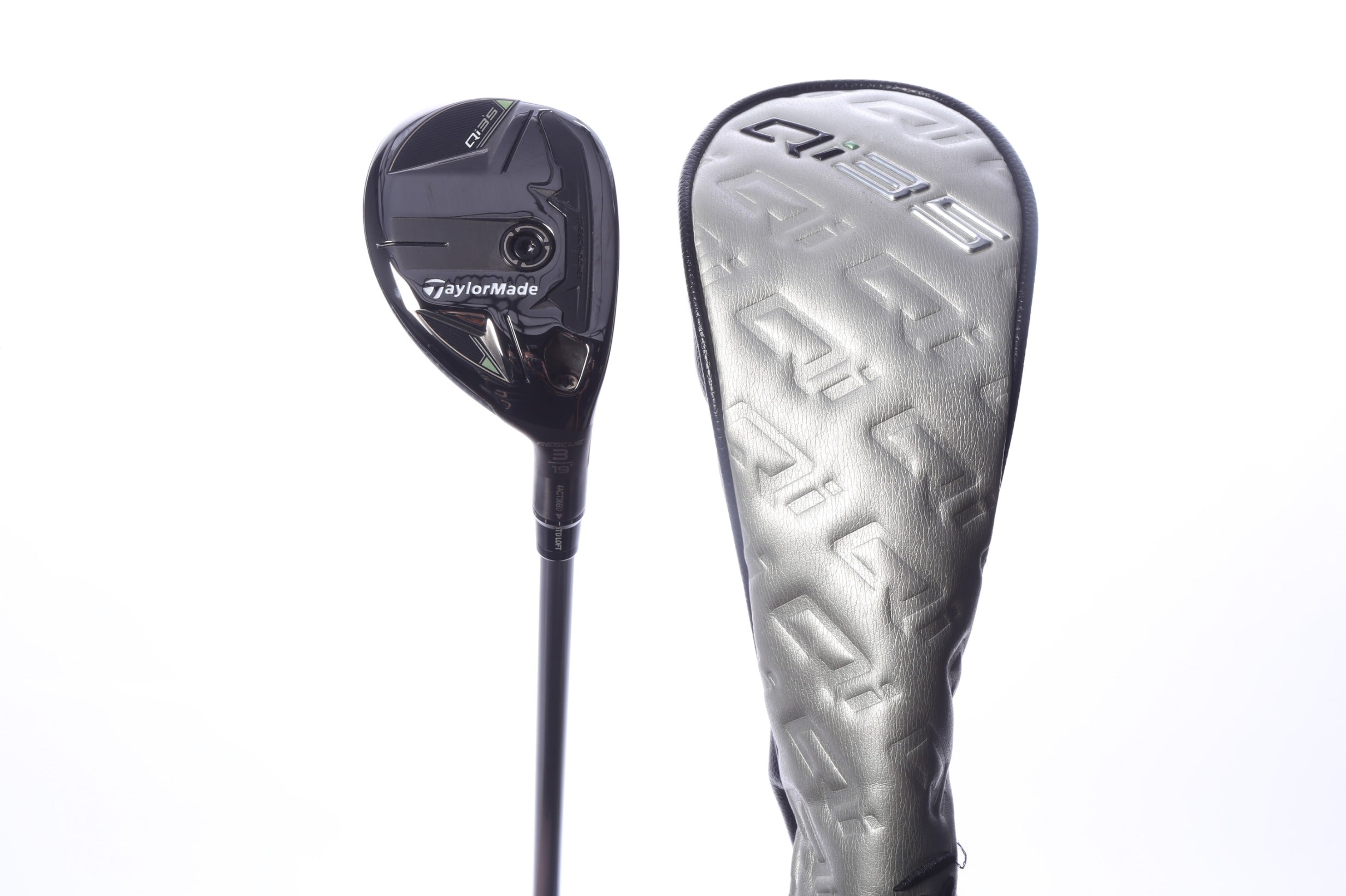 Used TaylorMade Qi35 Rescue 3H Hybrid - Right-Handed - 19 Degrees - Stiff Flex-Next Round