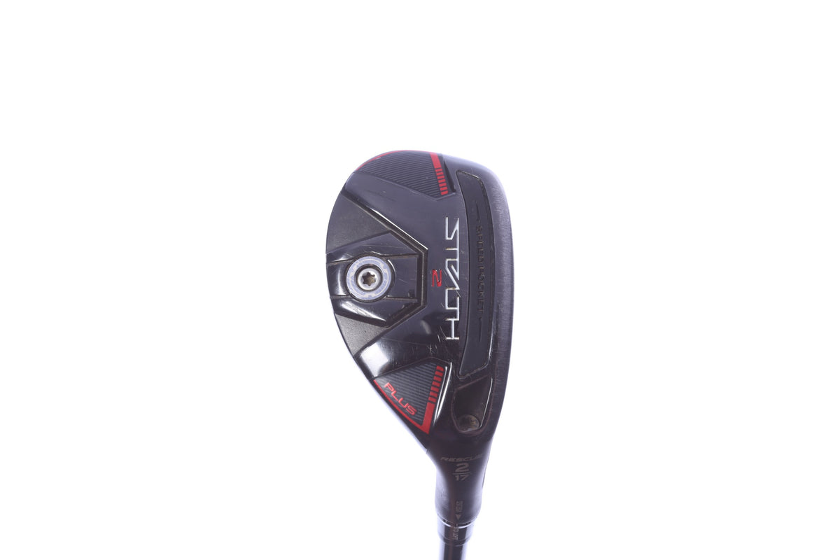 Used TaylorMade STEALTH 2 PLUS Rescue 2H Hybrid - Right-Handed - 17 Degrees - Stiff Flex