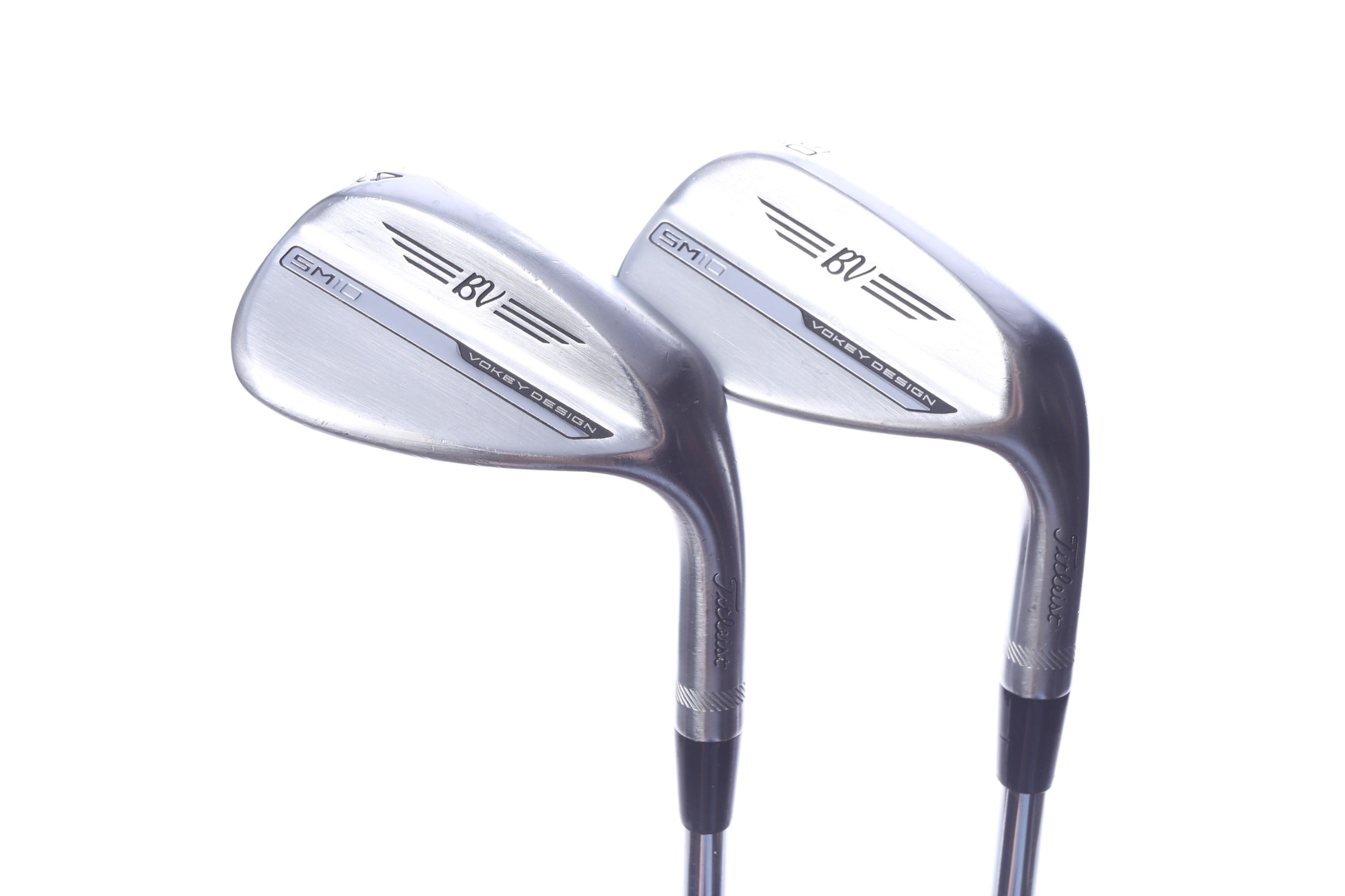 Used Titleist Vokey SM10 Tour Chrome Wedge Set - Right-Handed - 50*, 54* - Wedge Flex-Next Round