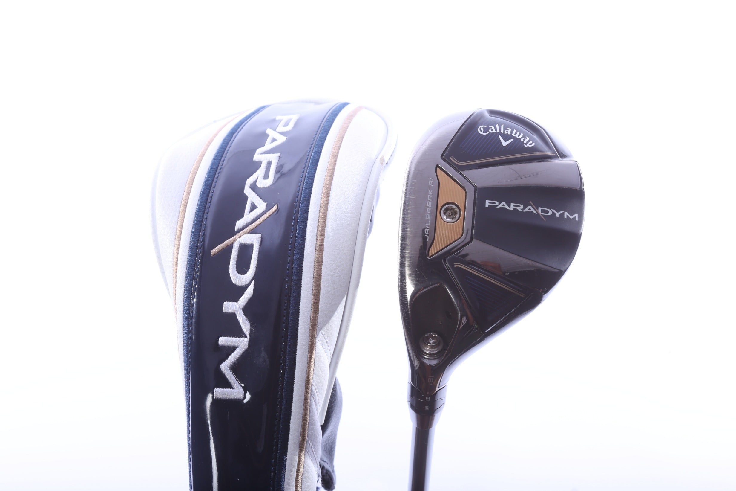 Used Callaway Paradym 3H Hybrid - Left-Handed - 18 Degrees - Stiff Flex