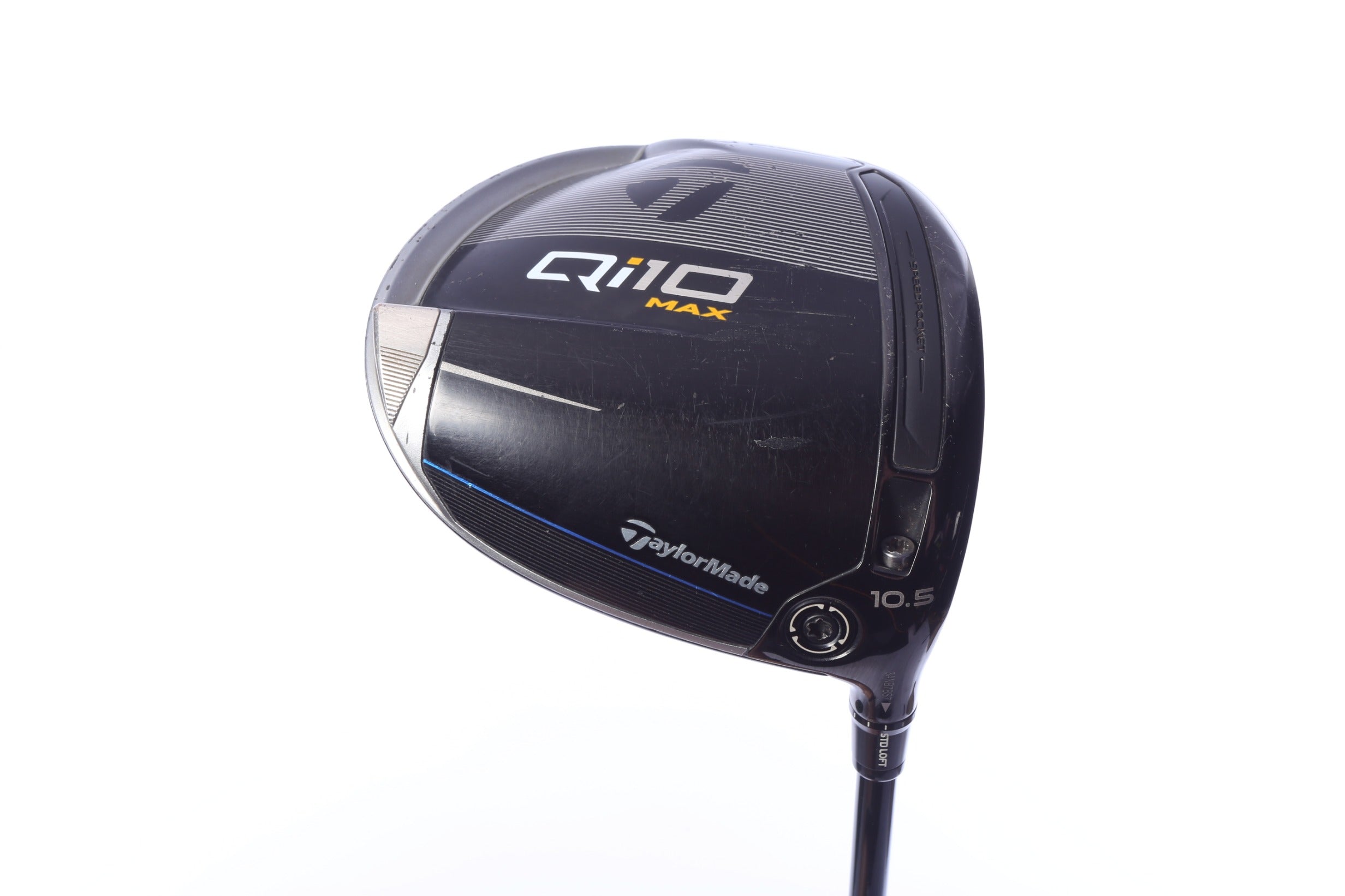 Used TaylorMade Qi10 MAX Driver - 10.5 Degrees - Regular Flex Fujikura Ventus TR Blue - Right-Handed