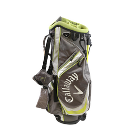 Callaway Stand Bag Grey/White/Lime 6 Divider 5 Pocket Shoulder Strap