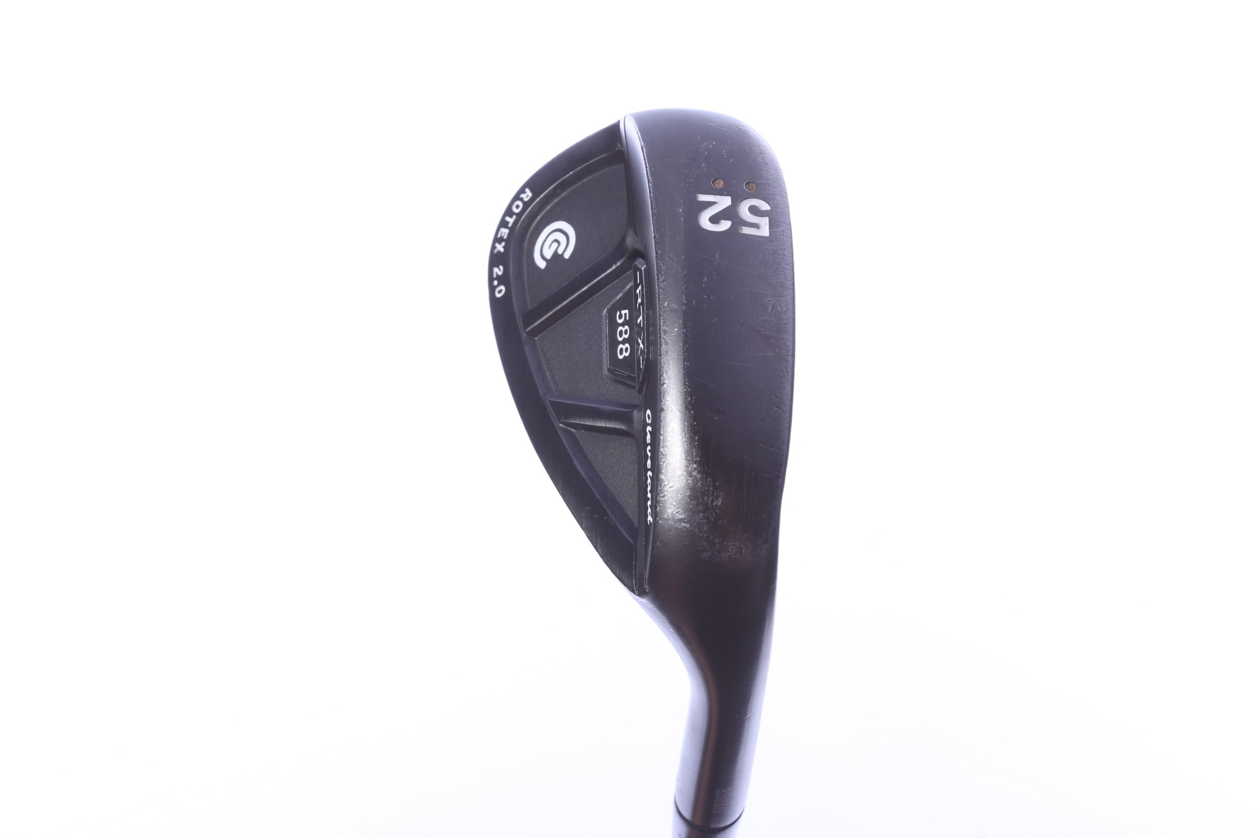 Used Cleveland 588 RTX 2.0 Black Satin Gap Wedge - Right-Handed - 52 Degrees - Wedge Flex