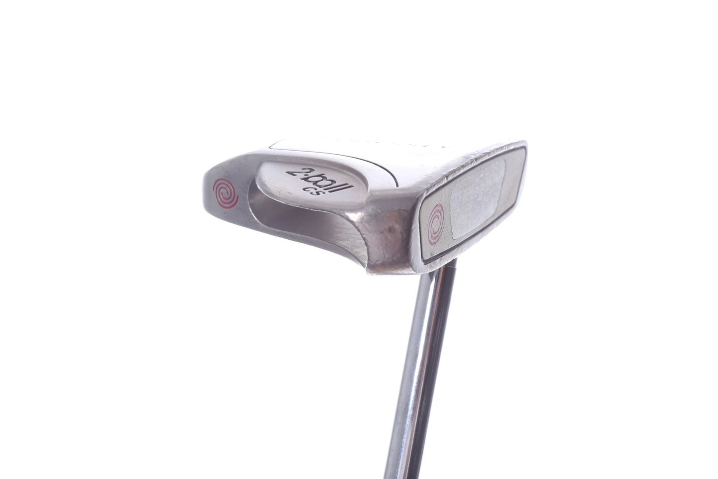 Used Odyssey White Steel 2-Ball Center Shaft Putter - Right-Handed - 35 in - Mallet-Next Round