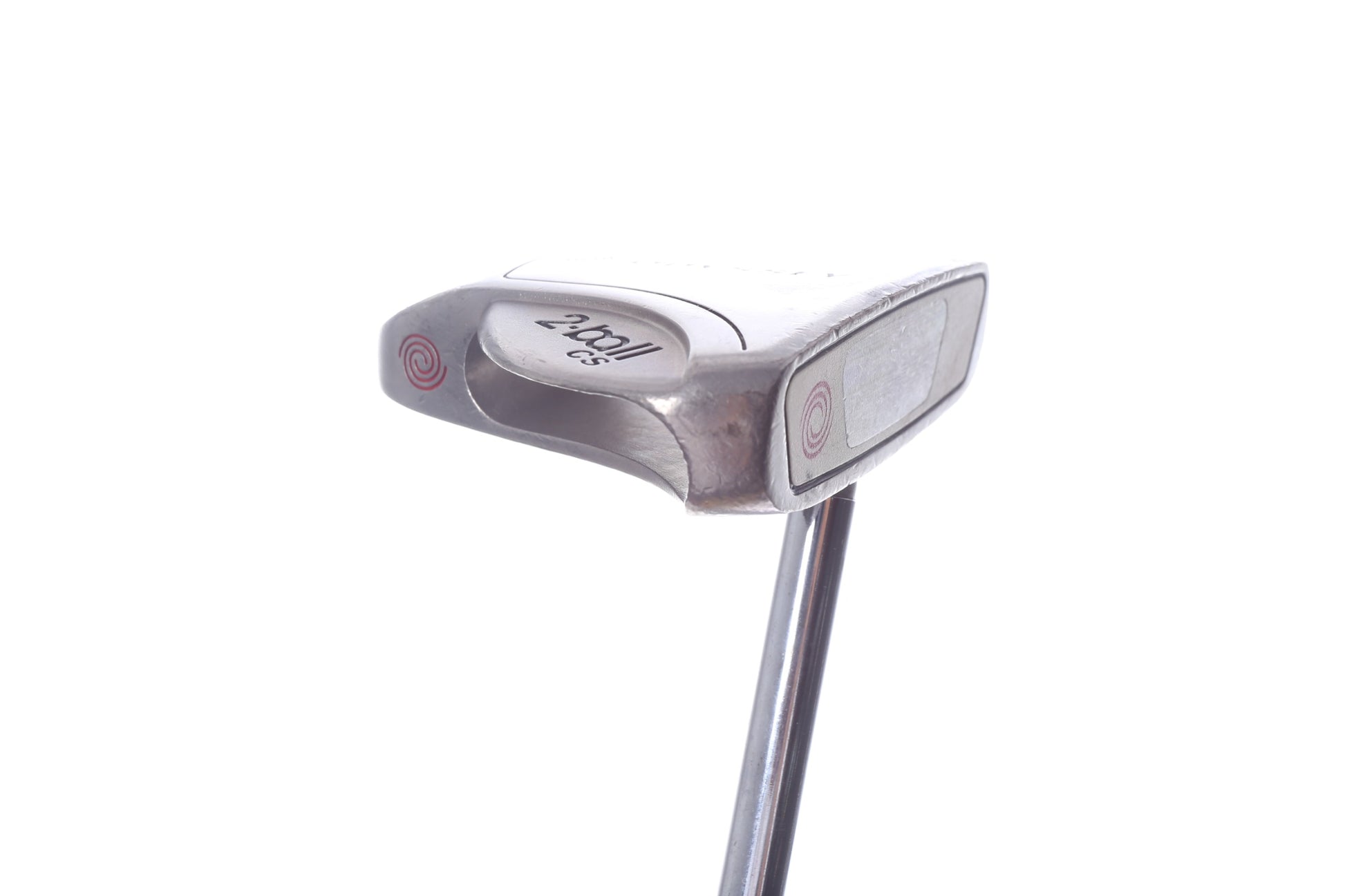 Used Odyssey White Steel 2-Ball Center Shaft Putter - Right-Handed - 35 in - Mallet-Next Round