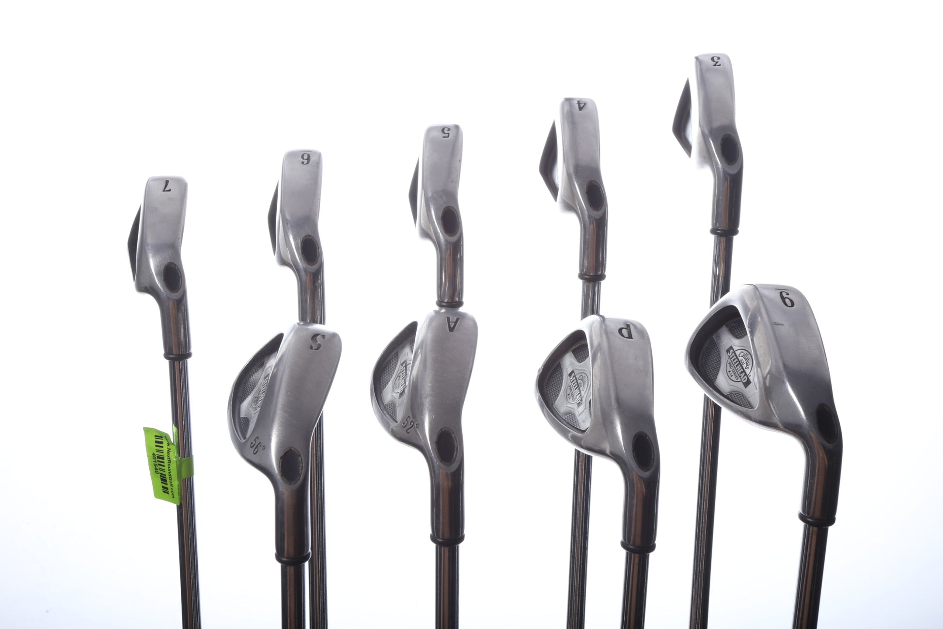 Used Callaway Steelhead X-14 Pro Series Iron Set - Right-Handed - 3-7, 9-PW, AW, SW - Stiff Flex-Next Round