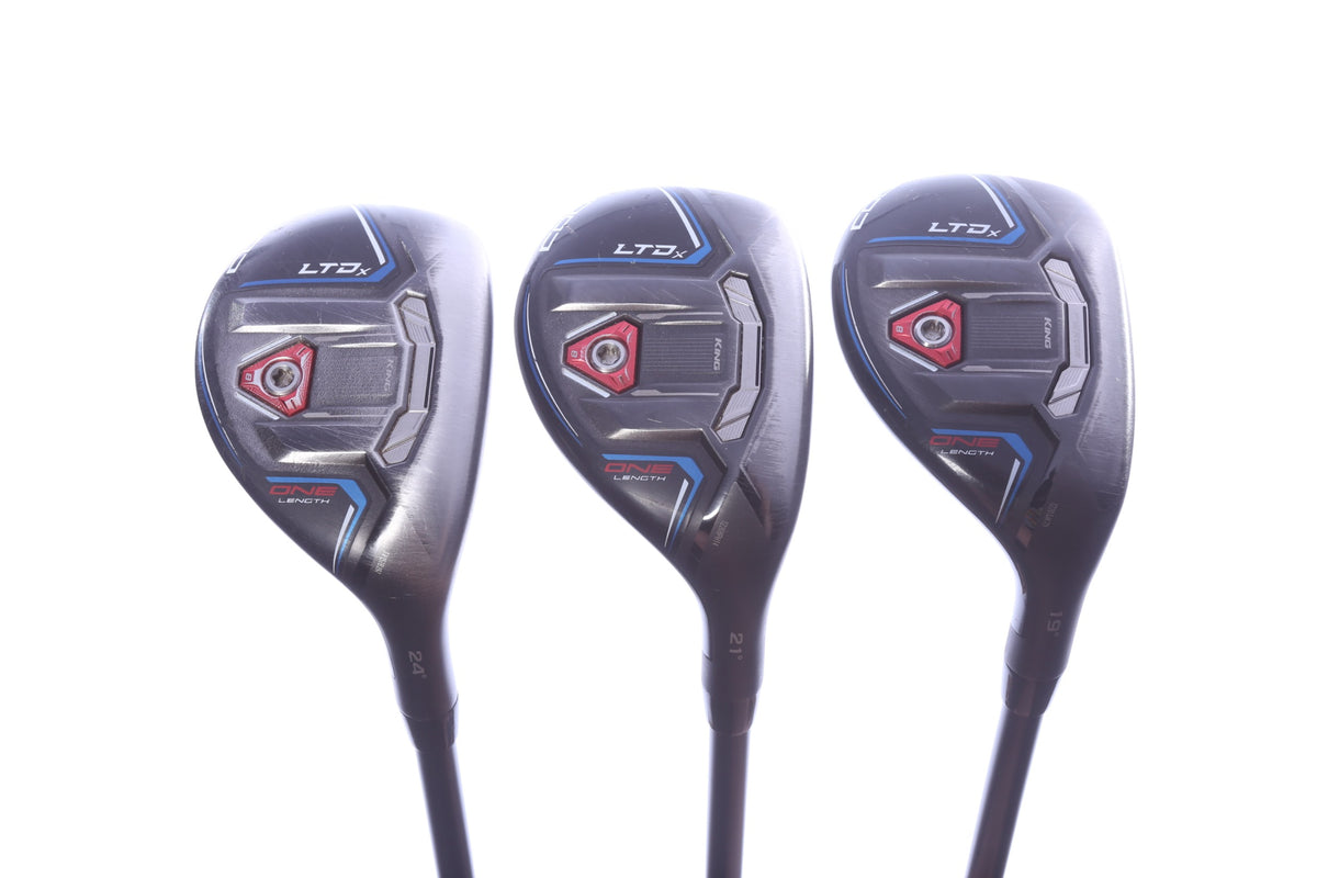Used Cobra LTDx One Length Hybrid Set - Right-Handed - 3H, 4H, 5H - Regular Flex-Next Round