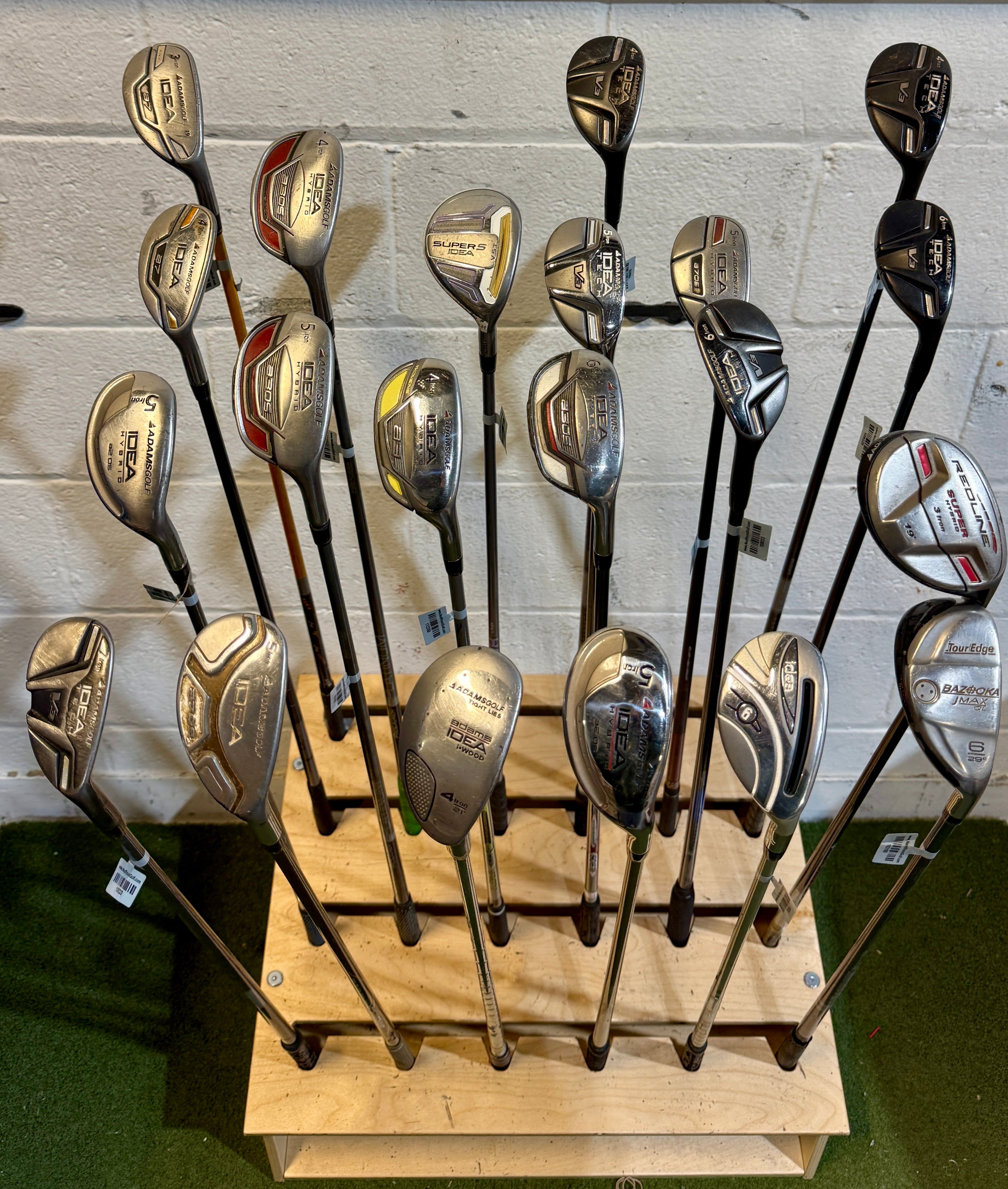 Wholesale Lot of 45 Golf Clubs - Adams Hybrids-Next Round