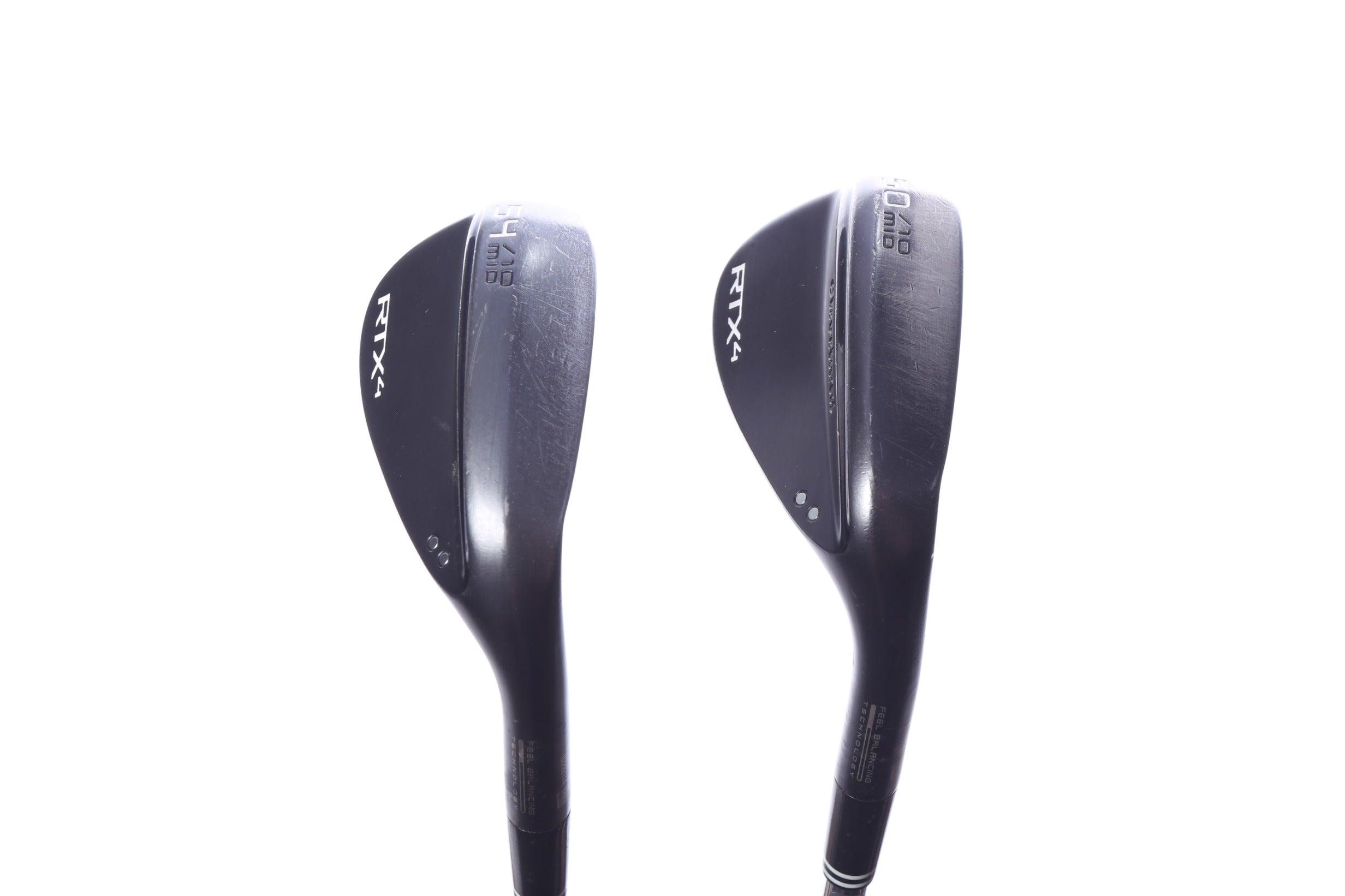 Used Cleveland RTX-4 Black Satin Wedge Set - Right-Handed - 50*, 54* - Stiff Flex