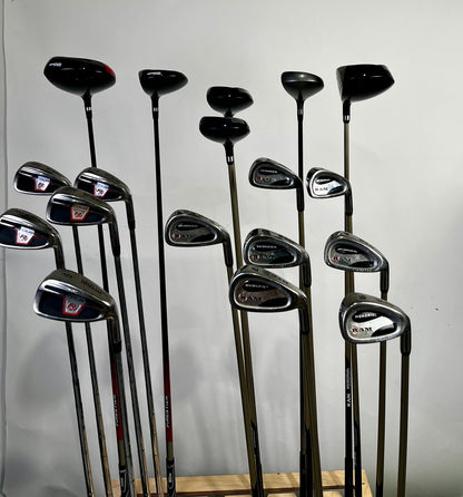 Wholesale lot of 4 Full Iron Sets - Right-Handed Clubs - Ram and Wilson-Next Round