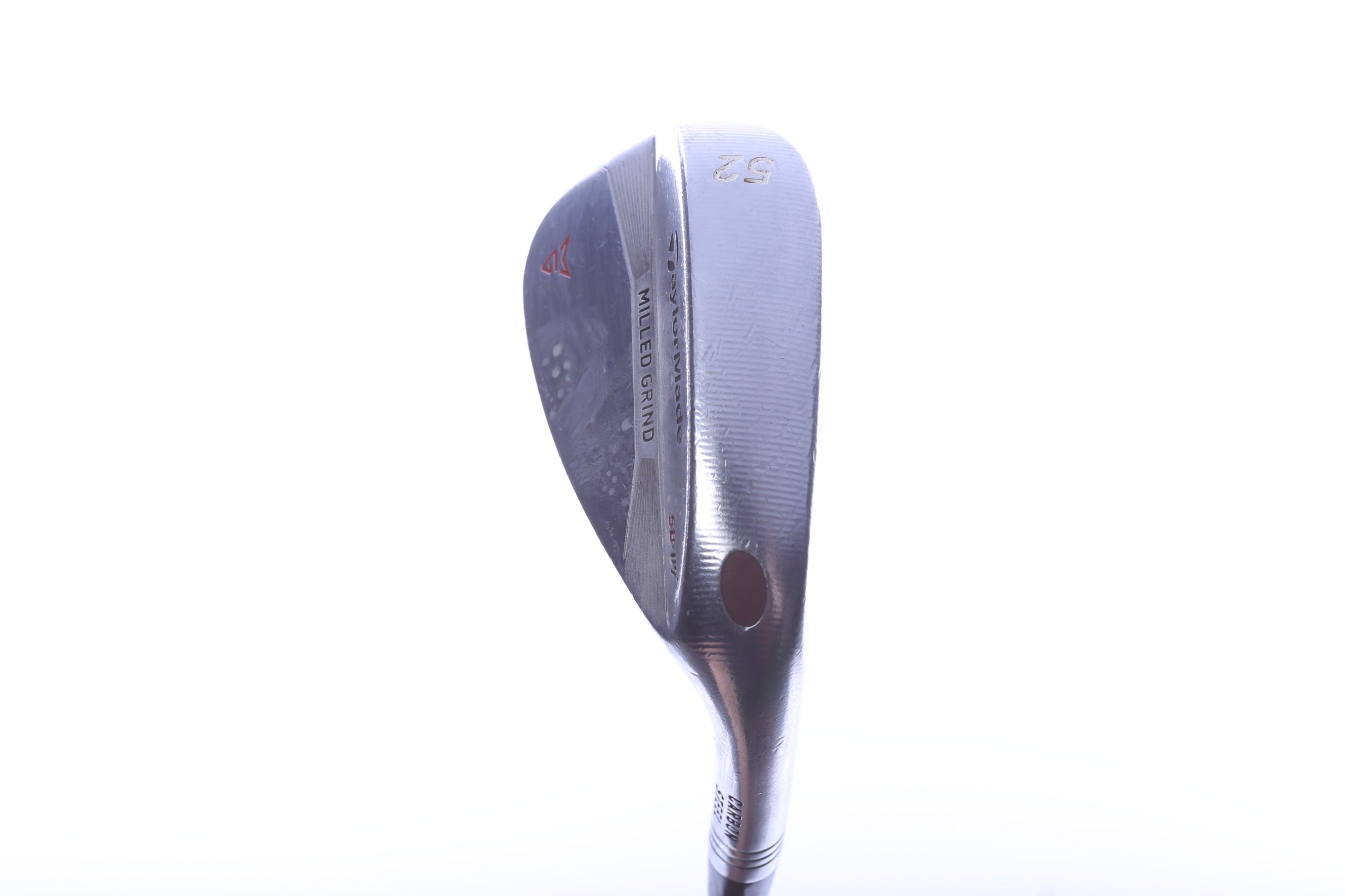 Used TaylorMade Milled Grind Satin Chrome Approach Wedge - Right-Handed - 52 Degrees - Stiff Flex