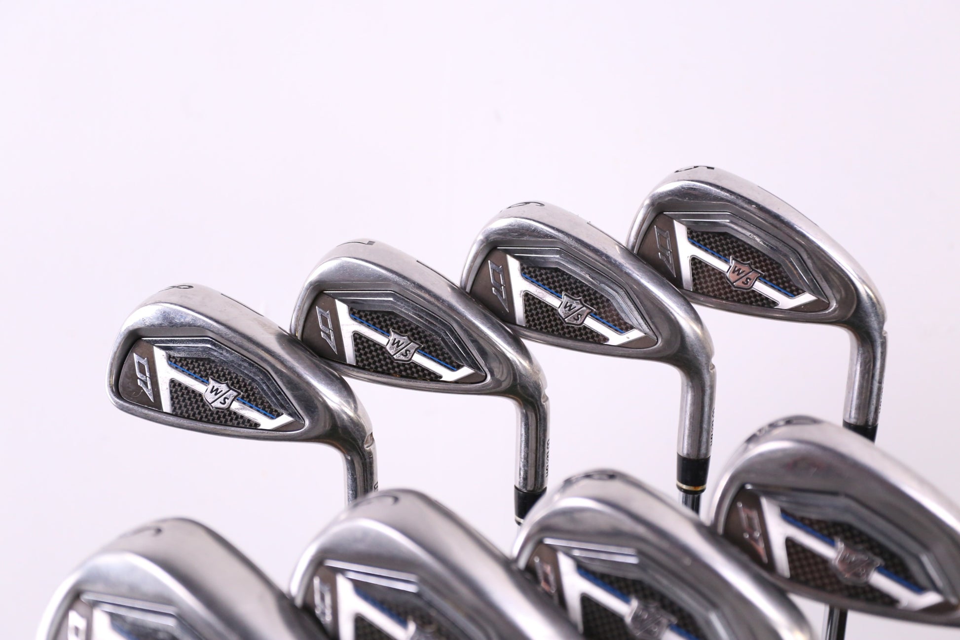 Used Wilson D7 Forged Iron Set - Right-Handed - 5-SW - Stiff Flex-Next Round