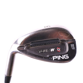 Used Ping Tour-W Brushed Silver Gap Wedge - Left-Handed - 50 Degrees - Stiff Flex-Next Round