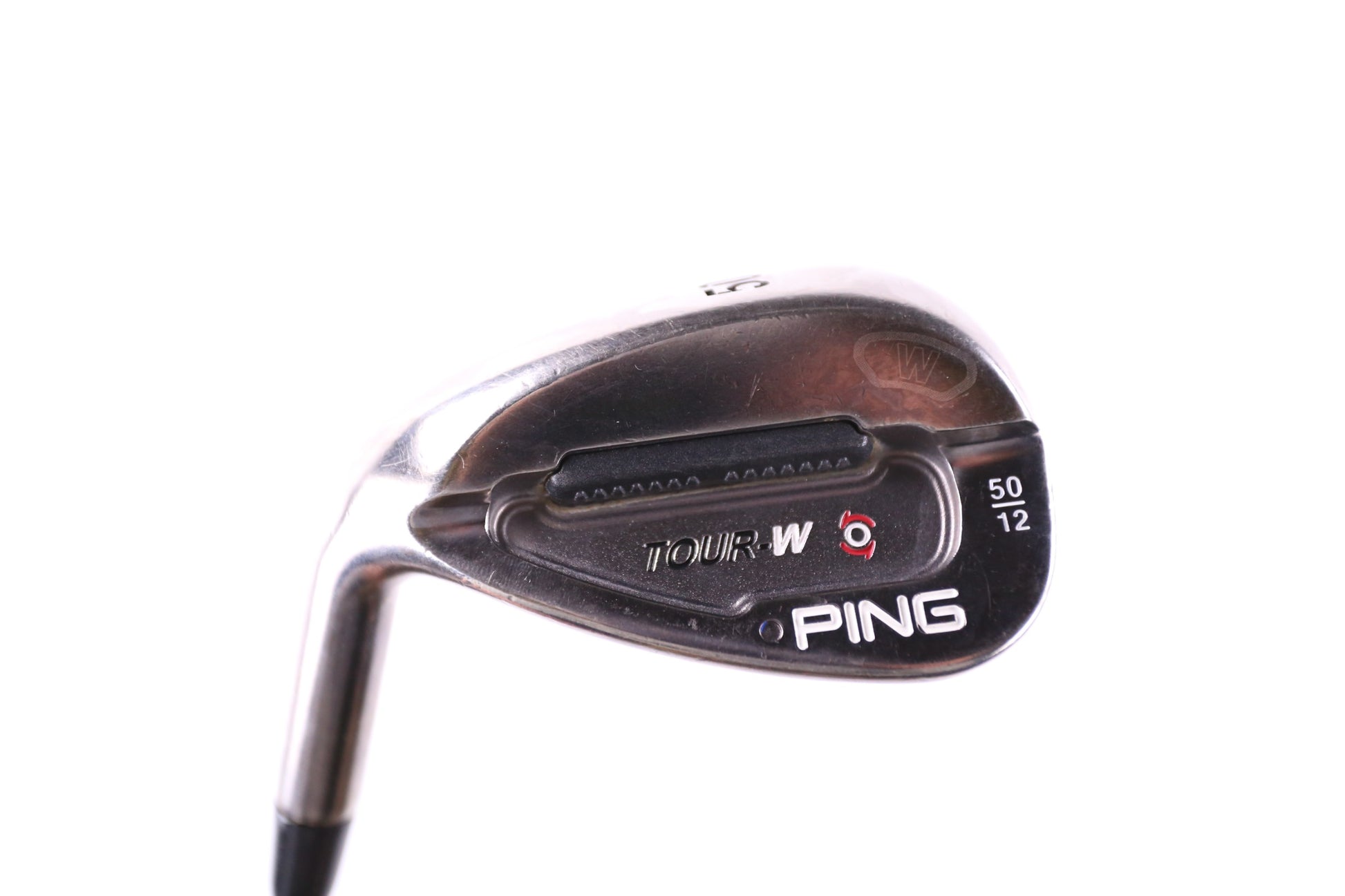 Used Ping Tour-W Brushed Silver Gap Wedge - Left-Handed - 50 Degrees - Stiff Flex-Next Round