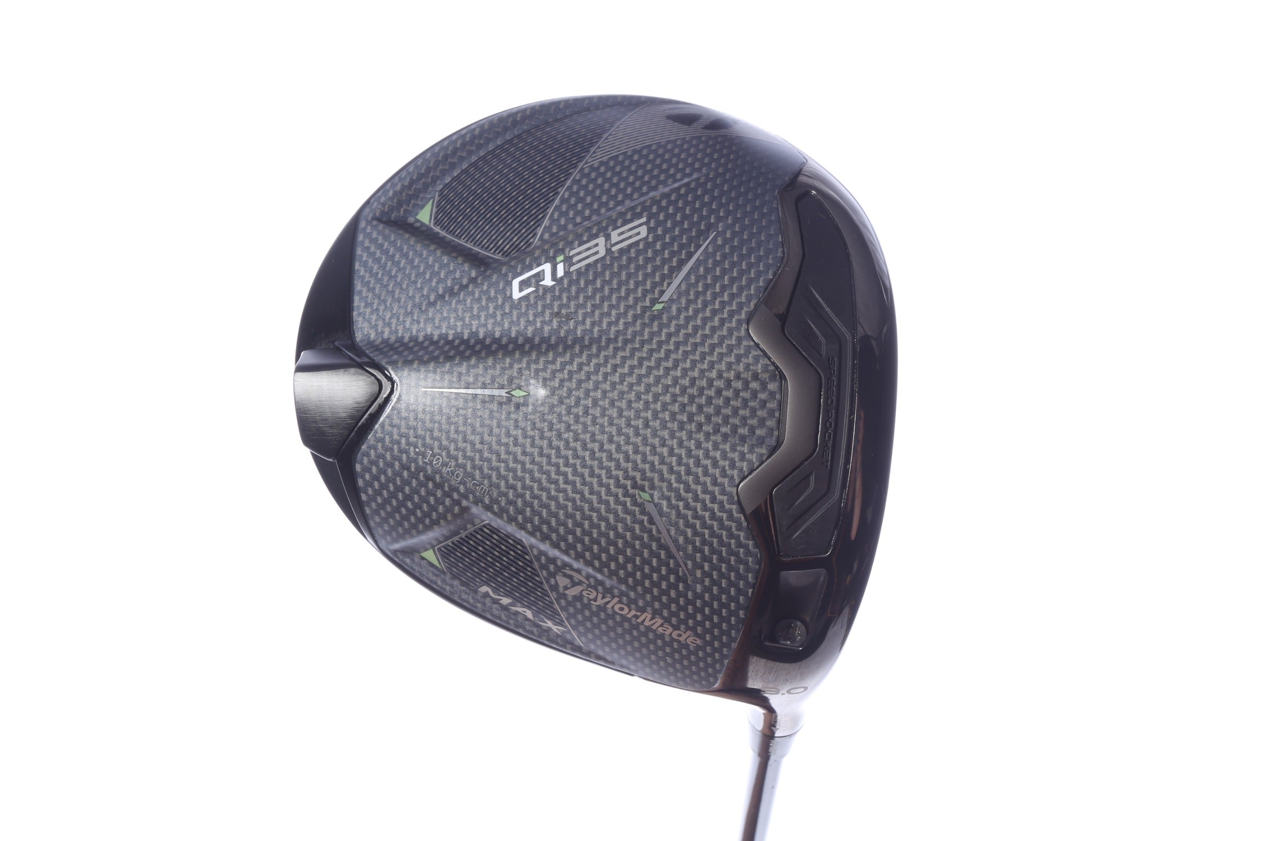 Used TaylorMade Qi35 MAX Driver - 9 Degrees - Stiff Flex Project X HZRDUS RDX Smoke - Right-Handed