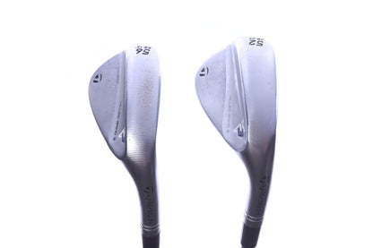 Used TaylorMade Milled Grind 3 Chrome Wedge Set - Right-Handed - 52*, 56* - Stiff Flex