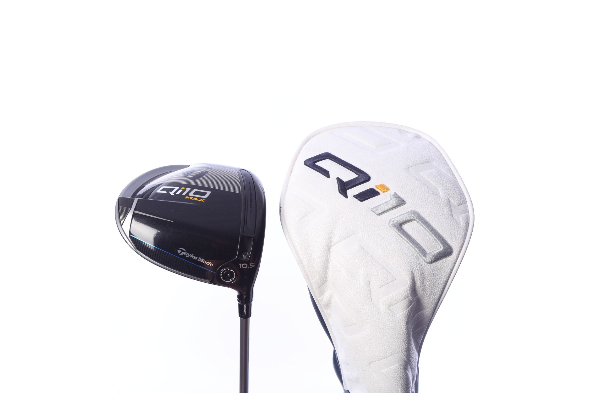 Used TaylorMade Qi10 MAX Driver - 10.5 Degrees - Seniors Flex Fujikura Speeder NX - Right-Handed