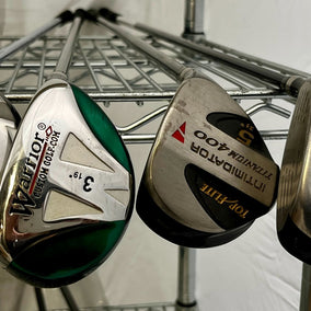 Wholesale Lot of 30 Golf Clubs - Assorted Hybrids, Woods, and Drivers-Next Round