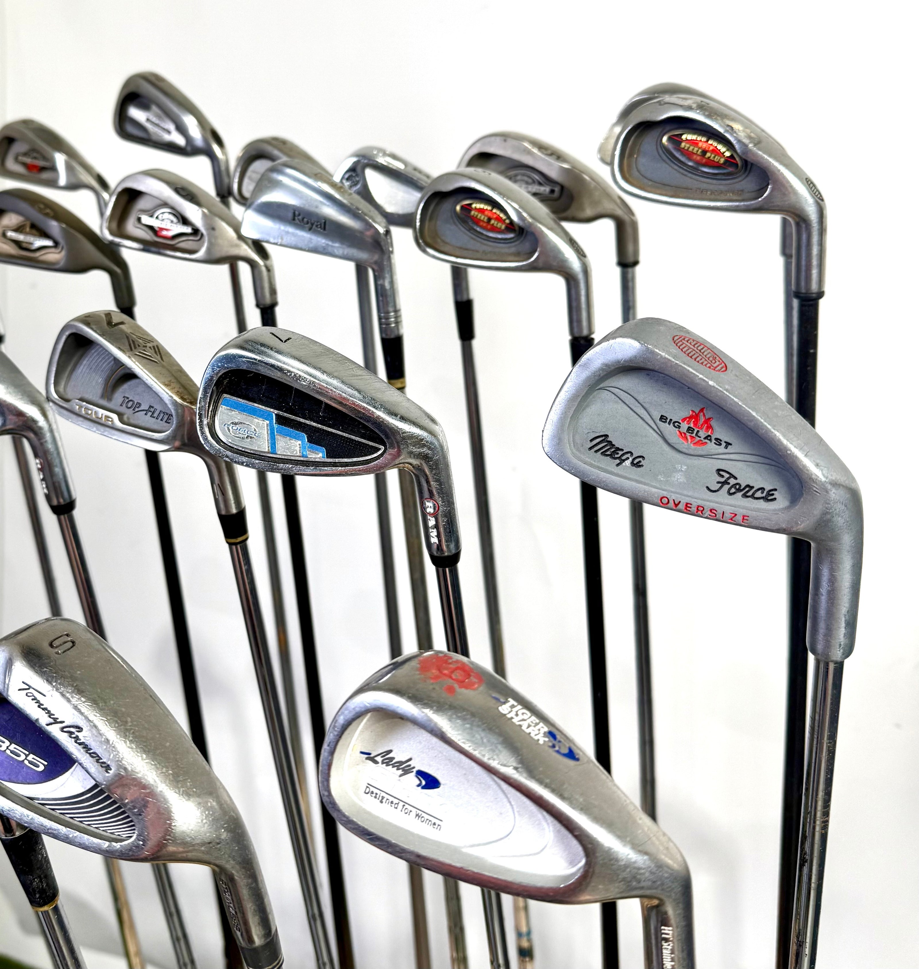 Wholesale Lot of 24 Golf Clubs - Right Handed - Assorted Irons and Wedges-Next Round