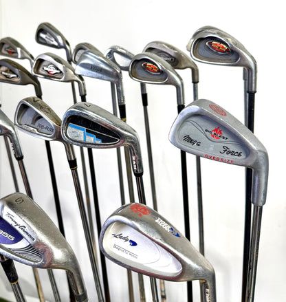 Wholesale Lot of 24 Golf Clubs - Right Handed - Assorted Irons and Wedges-Next Round
