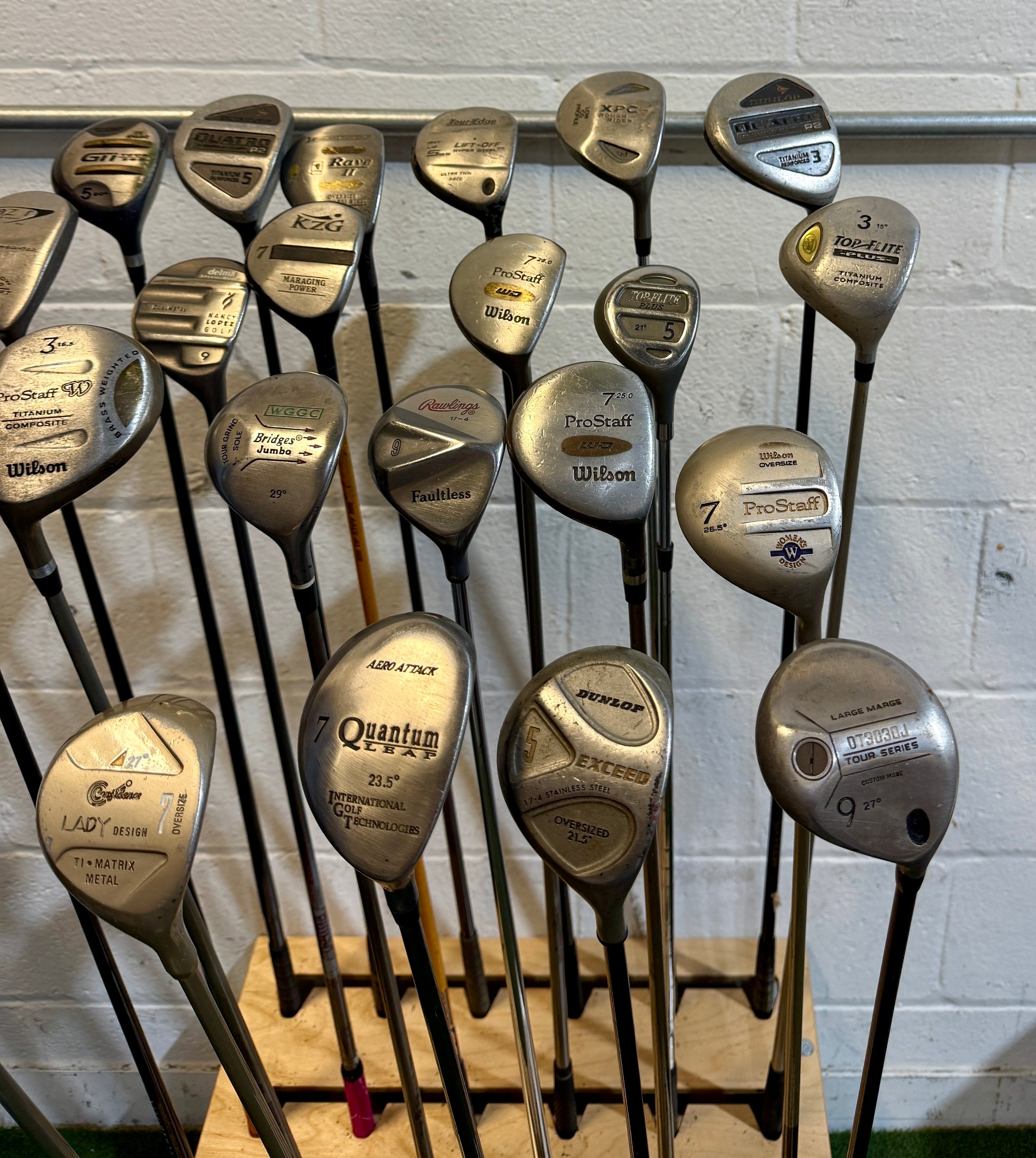 Wholesale Lot of 40 Golf Clubs - Assorted Fairway Woods - RH/LH - Mixed Flexes-Next Round