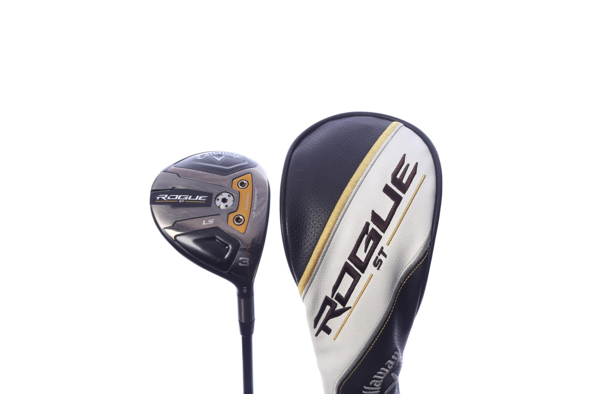 Used Callaway Rogue ST LS 3-Wood - Right-Handed - 15 Degrees - Extra Stiff Flex