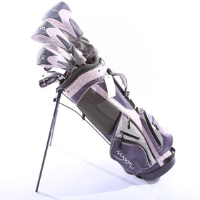 Used MaxFli Black Max Complete Set - Right-Handed - 1W, 3W, 5W, 4H, 5H, 6-PW, Putter - Ladies Flex-Next Round