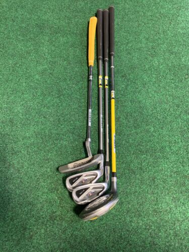 US Kids Golf WT-25u Fairway Driver, 7i, PW, Putter 4-Piece Club Set UL 42” LH-Next Round