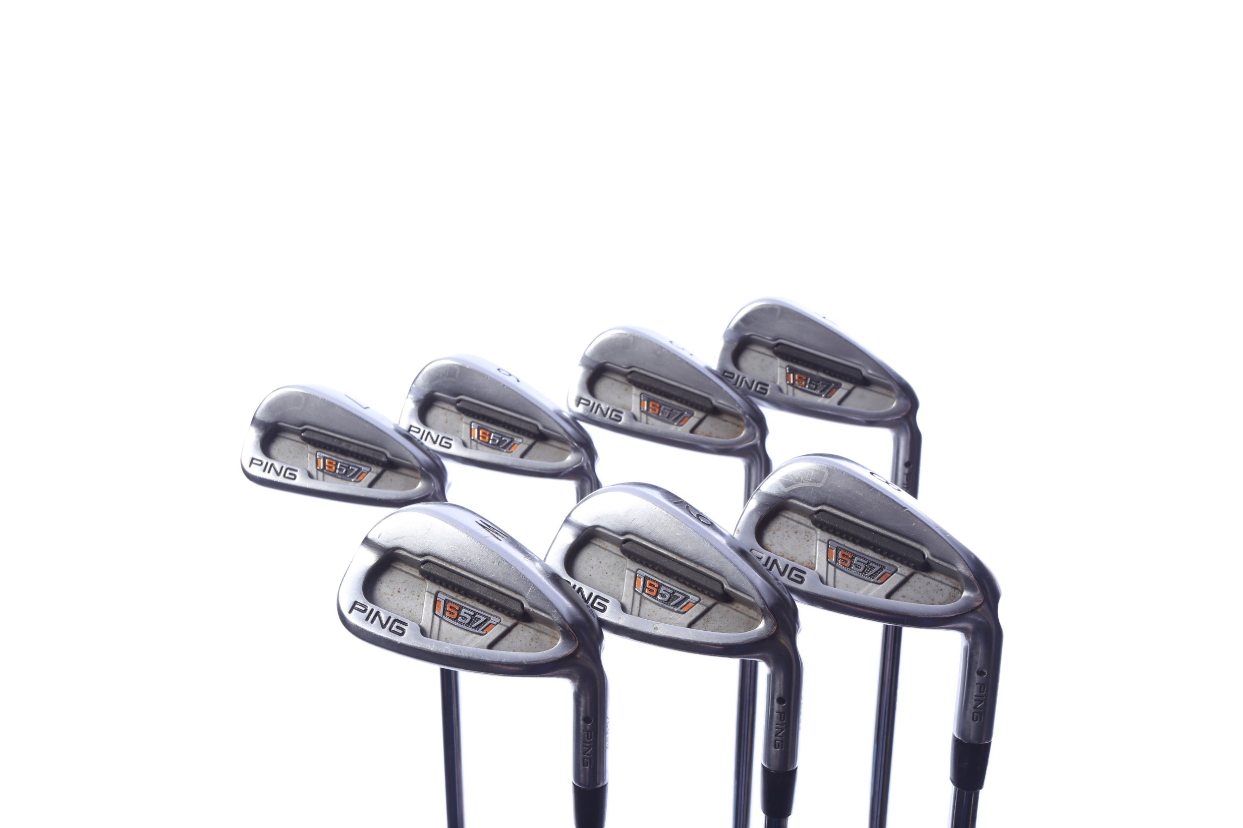 Used Ping S57 Iron Set - Right-Handed - 4-PW - Stiff Flex