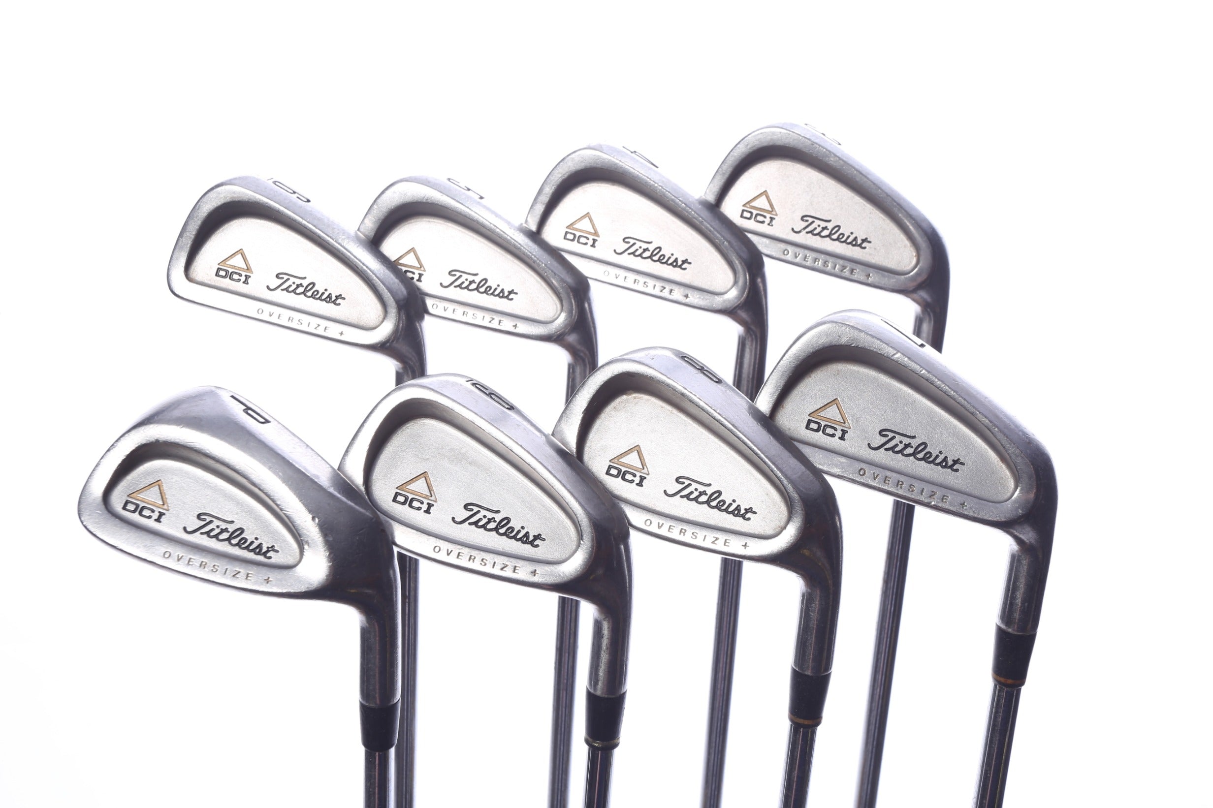 Used Titleist DCI Gold Oversize + Iron Set - Right-Handed - 3-PW - Stiff Flex-Next Round