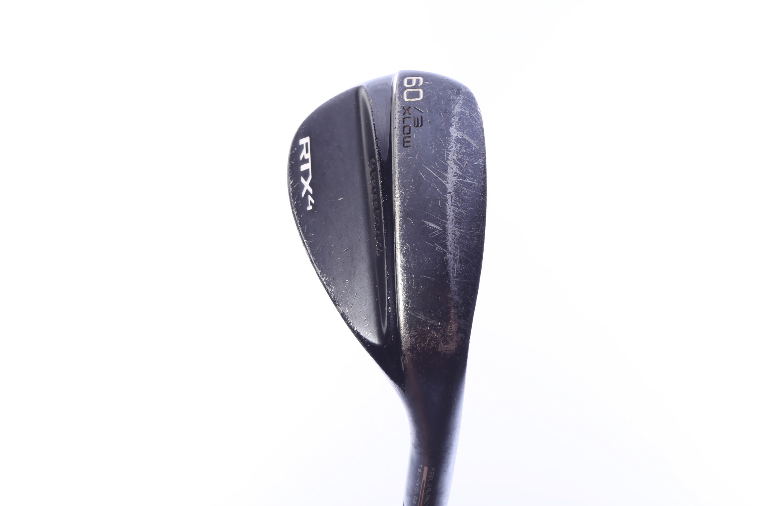 Used Cleveland RTX-4 Black Satin Lob Wedge - Right-Handed - 60 Degrees - Stiff Flex