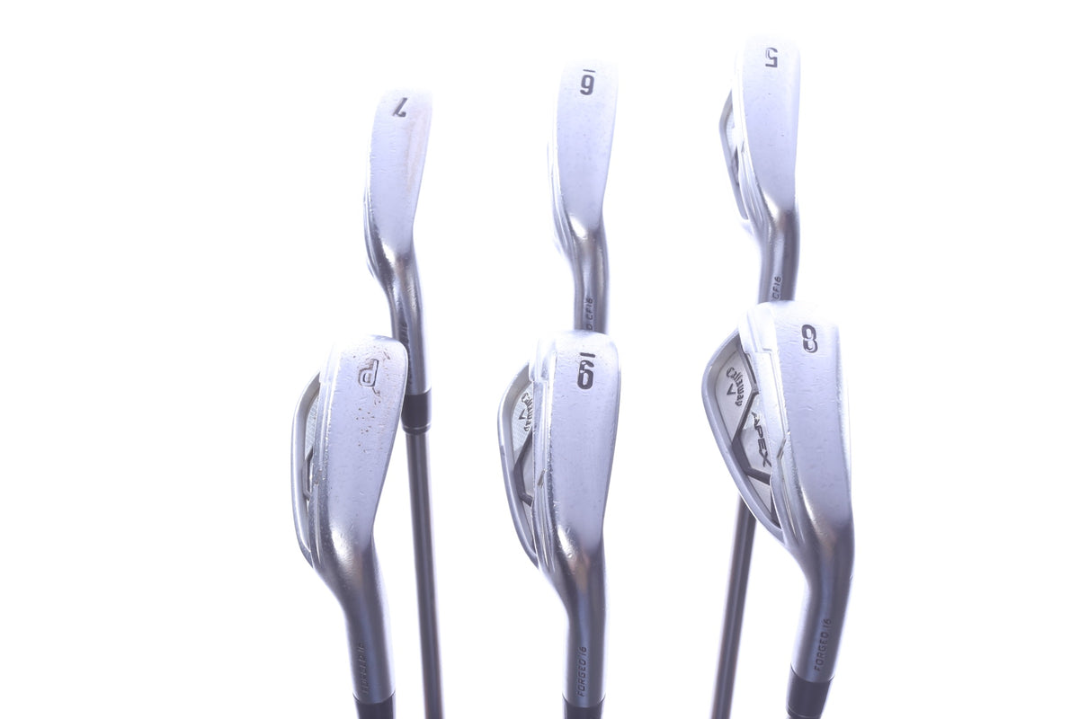 Used Callaway Apex CF16 Iron Set - Right-Handed - 5-PW - Regular Flex-Next Round