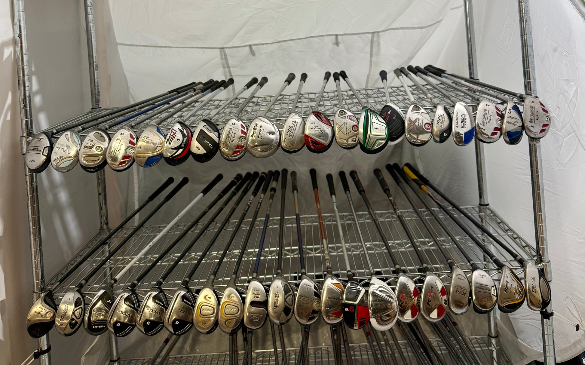 Wholesale Lot 40 Golf Clubs - Assorted Hybrids-Next Round