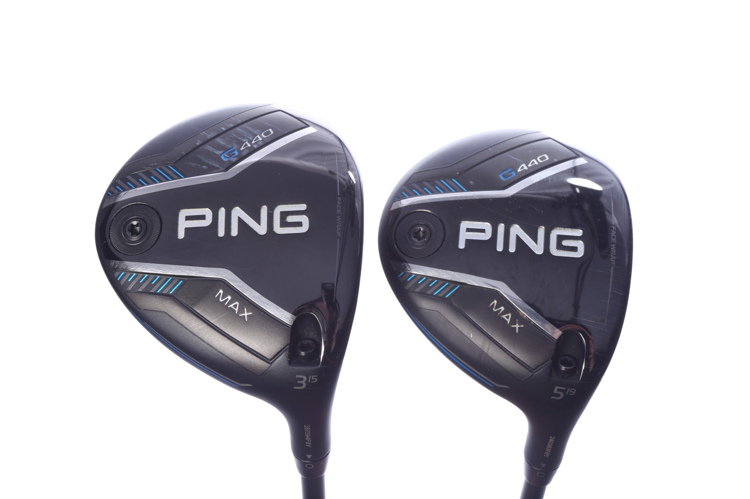 Used Ping G440 MAX Wood Set - Right-Handed - 3W, 5W - Stiff Flex-Next Round