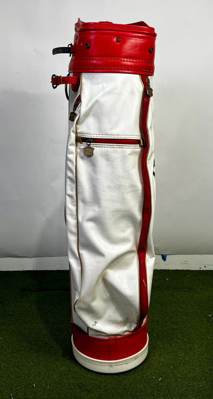 Wilson Golf Bag - 3 Dividers 5 Pockets- Red and White-Next Round