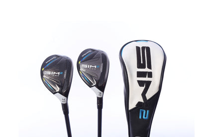 Used TaylorMade SIM2 MAX Rescue Hybrid Set - Right-Handed - 3H, 4H - Regular Flex-Next Round
