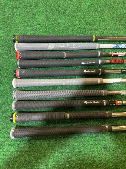 Wholesale Lot of 10 Various Fitting Club Shafts with TaylorMade Adaptors-Next Round