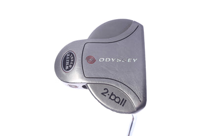 Used Odyssey White Steel 2-Ball Putter - Right-Handed - 35.5 in - Mallet-Next Round