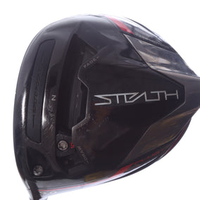 Used TaylorMade STEALTH PLUS Driver - 9 Degrees - Stiff Flex Project X HZRDUS Smoke RDX Red - Left-Handed-Next Round