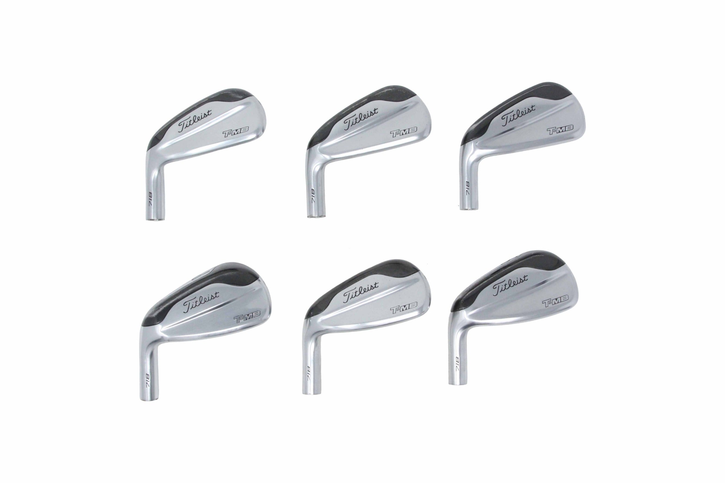 Used Titleist 718 T-MB Iron Set - HEAD ONLY - Left-Handed - 5-PW
