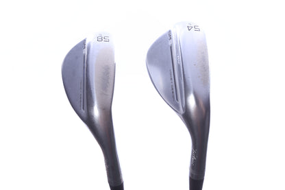 Used Titleist Vokey SM9 Tour Chrome Wedge Set - Right-Handed - 54*, 58* - Wedge Flex-Next Round