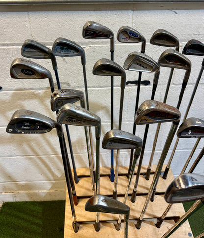 Wholesale Lot of 45 Golf Clubs - Assorted Single Irons-Next Round