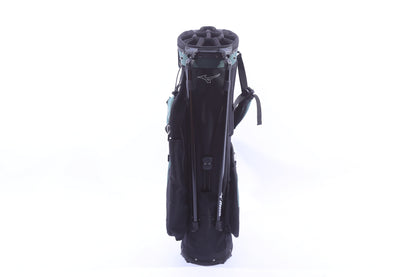 Used Mizuno 2025 BR-DX Green Stand Bag - 14-Way - 9 Pockets - Rain Cover Included-Next Round