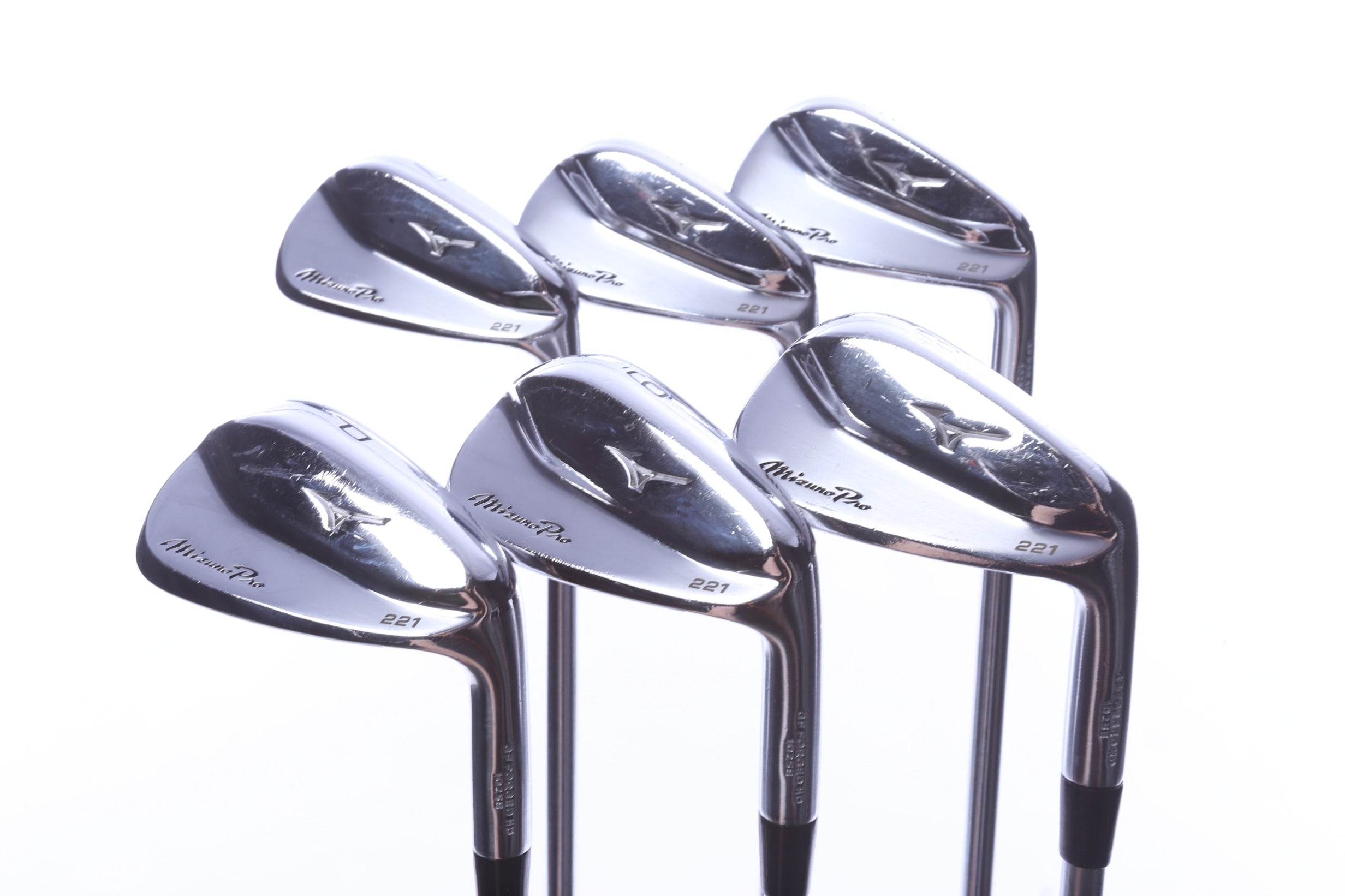 Used Mizuno Pro 221 Iron Set - Right-Handed - 5-PW - Stiff Flex-Next Round