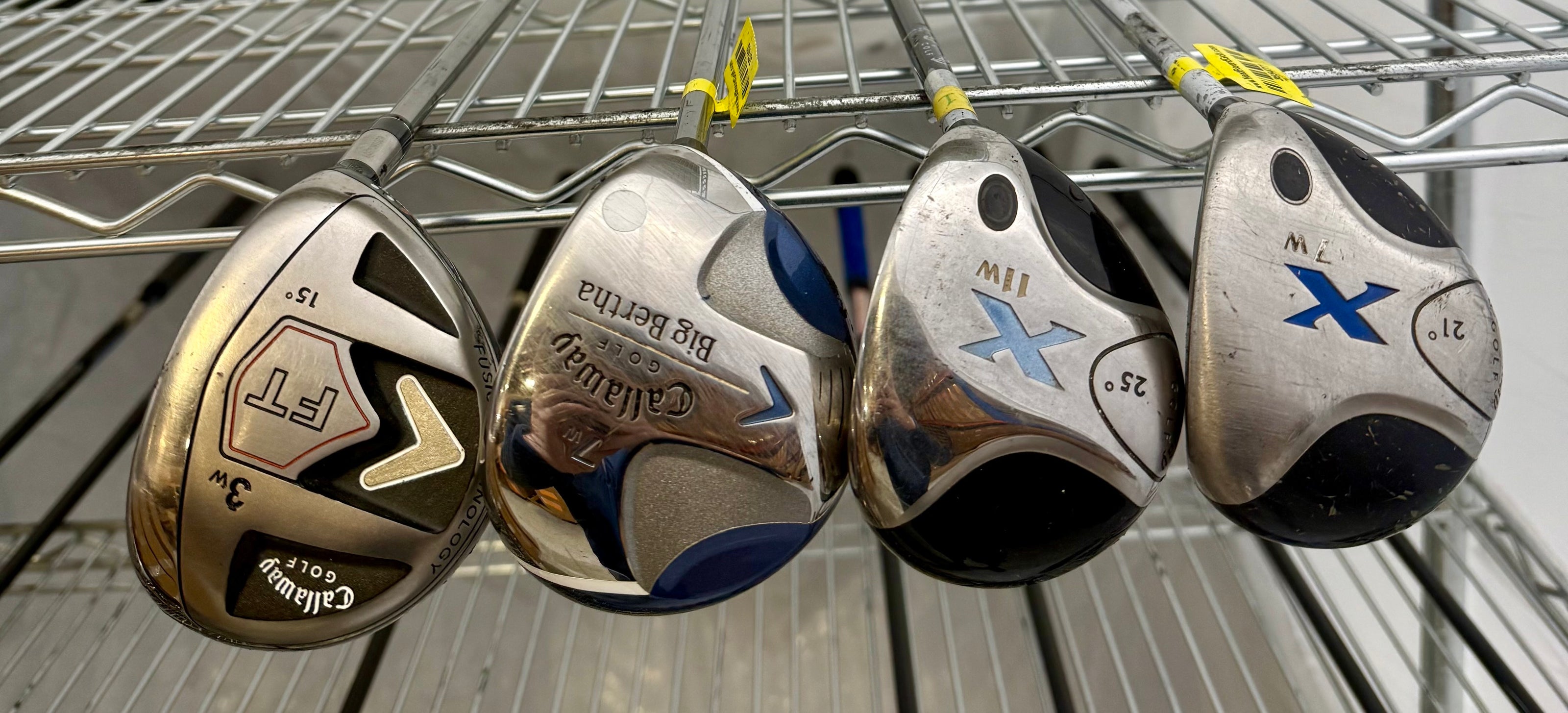 Wholesale Lot of 30 Golf Clubs - Callaway Woods & Hybrids-Next Round