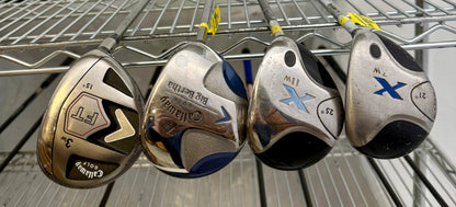 Wholesale Lot of 30 Golf Clubs - Callaway Woods & Hybrids-Next Round