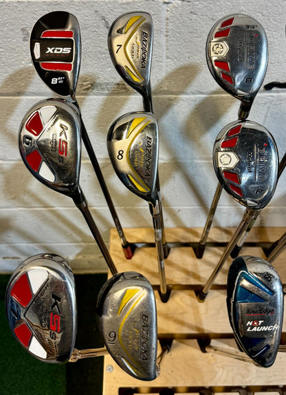 Wholesale Lot of 40 Golf Clubs - Assorted Hybrids-Next Round