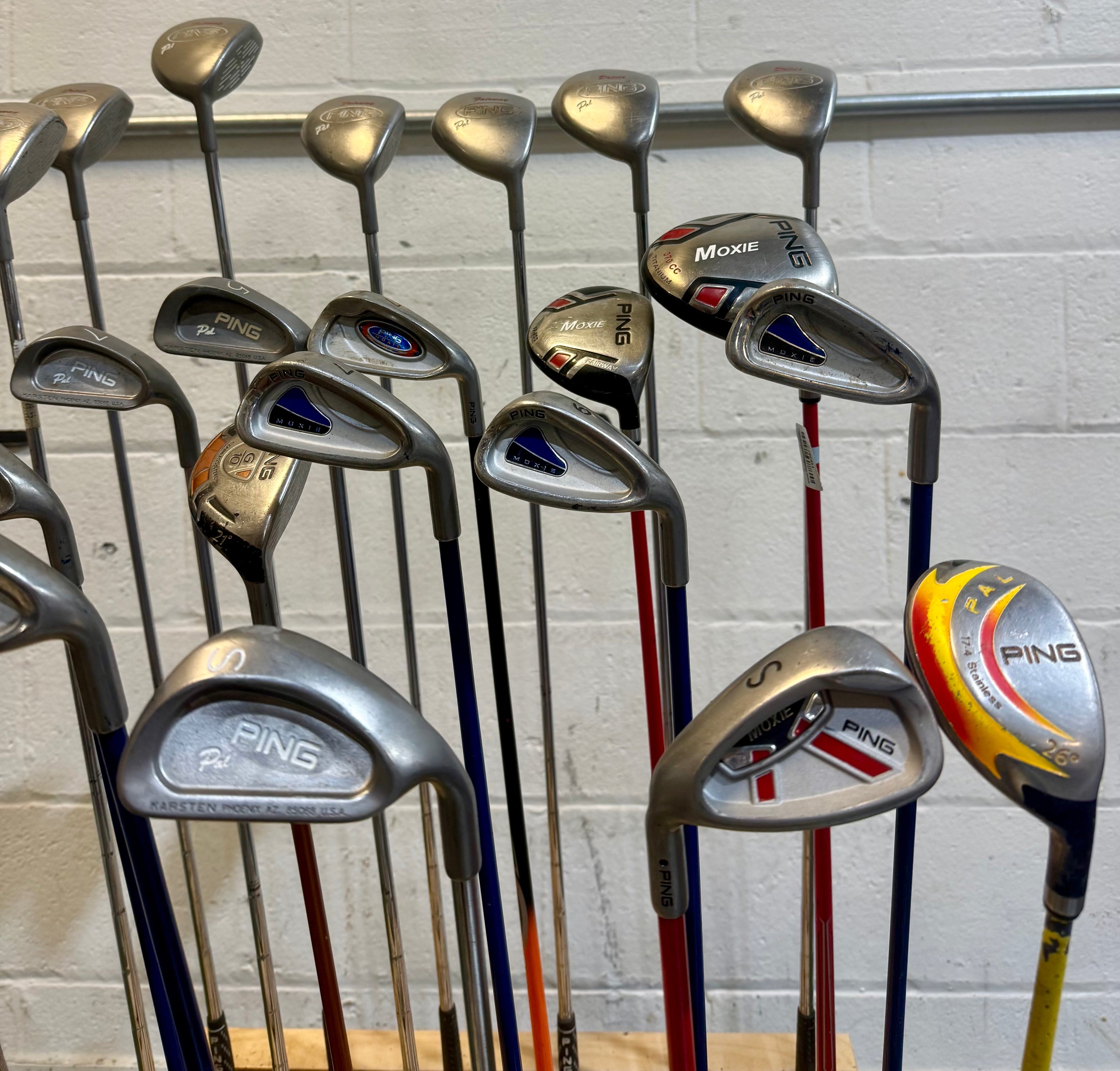 Wholesale Lot of 35 Ping Golf Clubs - Youth Flexes